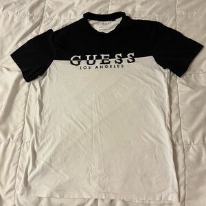 Guess Black and White Short Sleeve Tees